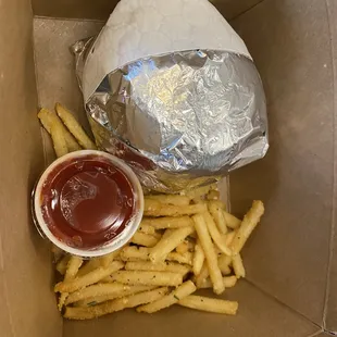 Burger to go!!