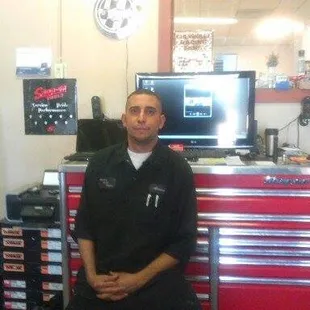 Owner and main technician, Aaron.