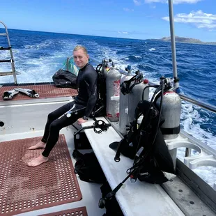 First dive in open water