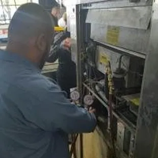 Servicing Commercial Ice Cream Machine