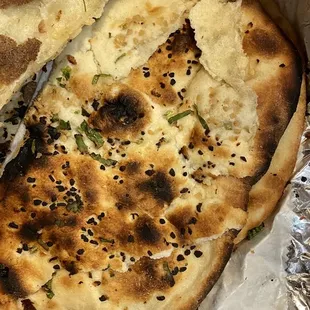 Burnt Garlic Nan dry with no butter and hard as a rock!! Absolutely disgusting!!