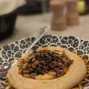 Sweet corn hummus (new on the menu)