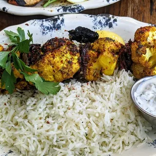 Grilled Cauliflower Kebab