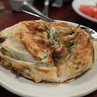 Börek: Spinach and feta with filo