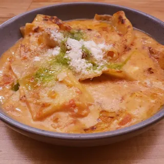 Wood Burning Oven-Fired Lasagna