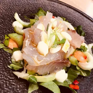Cured Wild Red Snapper Crudo