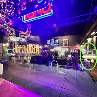 blinded by the bev cooler - why so intense my guy?