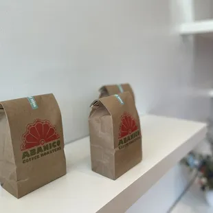 Bags of coffee for sale