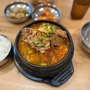 Gamja tang (soft pork rib potato soup) - the best!