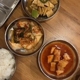 Complimentary Side dishes