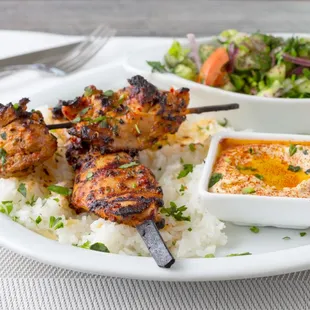 Secret Marinade BBQ Chicken Kebob. Gluten Free.