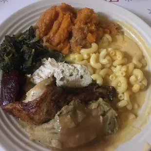 Thanksgiving menu, not the restaurant presentation