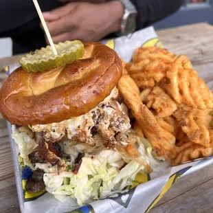 Custom burger