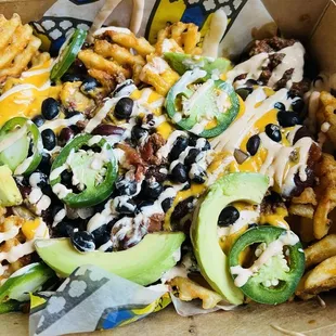 Waffle Fry Nachos