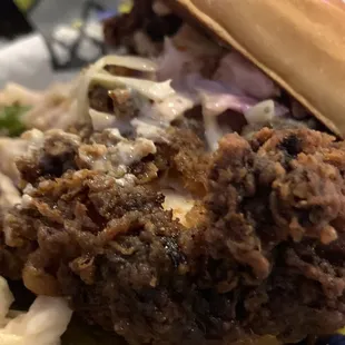 This is not the color a crispy chicken sammich should be.