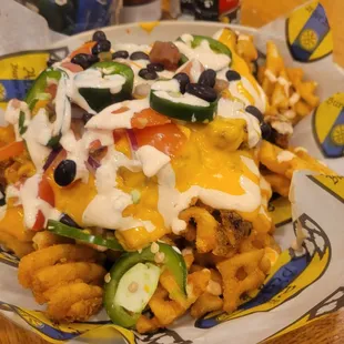 waffle fry nachos