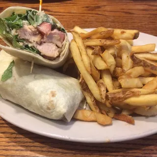 Jamaican Jerk Chicken Caesar Wrap
