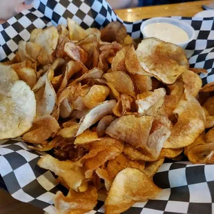 House made chips.