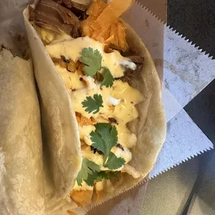 Korean Kimchi Steak Taco - the meat was absolutely amazing, all the flavors together were fabulous!