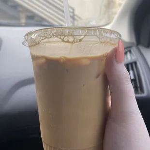 Iced Triple Shot Coconut Latte
