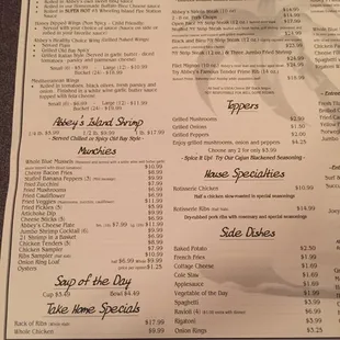 Menu 7/1/15