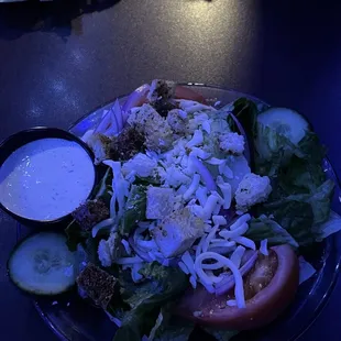 Side Salad that comes with dinner...