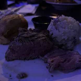 Perfect mid-rare cook in my steak