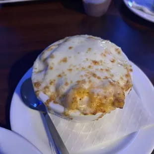 Macaroni.... Was on the salty side, didn&apos;t finish it