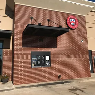 the outside of the building