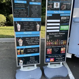 Their menu- foodie