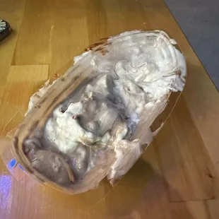 The nuts were nasty but the rest was good!
