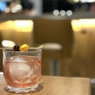 Mezcal old fashioned.....yum!!