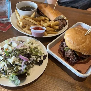 Chopped Brisket Sandwich