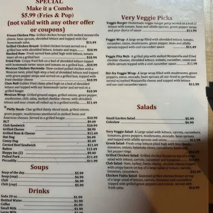 Menu part 2