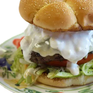 The Bleu Gourmet Burger