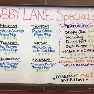 New Specials