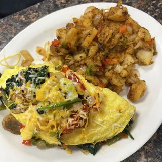 Spinach and Mushroom