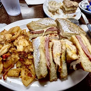 Monte Cristo w/ country potatoes