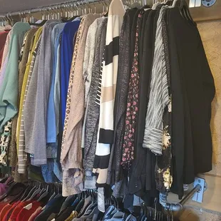 Great selection of fall and winter tops.