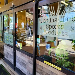 Aug 2021: Front entrance-- &quot;Vitamins, Herbs, Sports Products.&quot; Pic 1 of 27