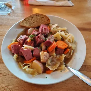 Corned beef and cabbage