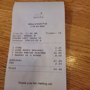 Our bill