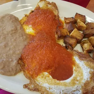 Huevos Rancheros. Great flavor- would recommend!