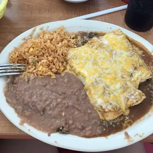 Enchiladas really good flavors are amazing recommend to everyone