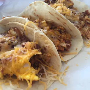 Breakfast tacos yum!!