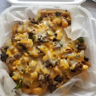 We've been eating here so much, its so good!! We ordered the Steak Fries and the Honey Garlic Chicken.. it was delicious!