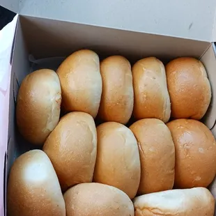 Dozen baked bbq pork buns
