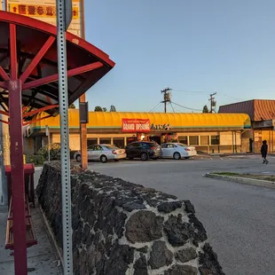 Outside