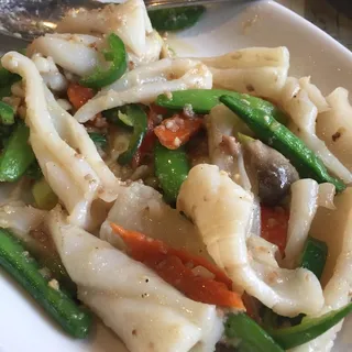 Sauted Squid with XO Sauce-XO