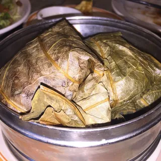Sticky Rice in Lotus Leaf